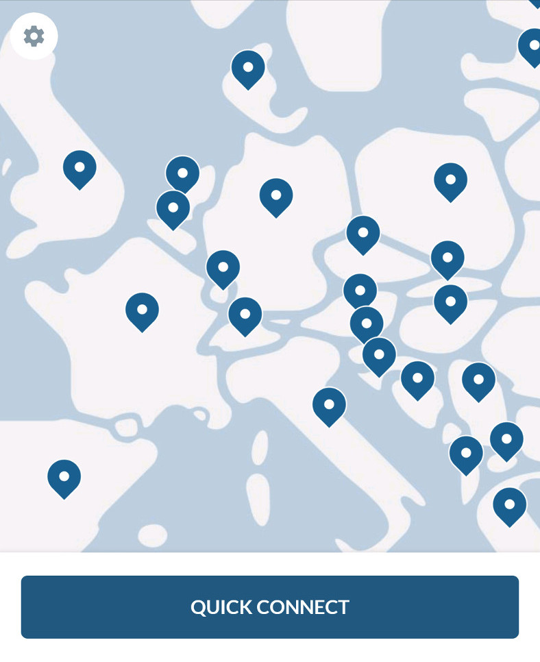 The Android App from NordVPN is very user-friendly