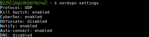 Settings for OpenVPN