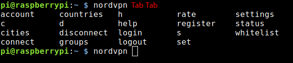 Auto completion with Tab