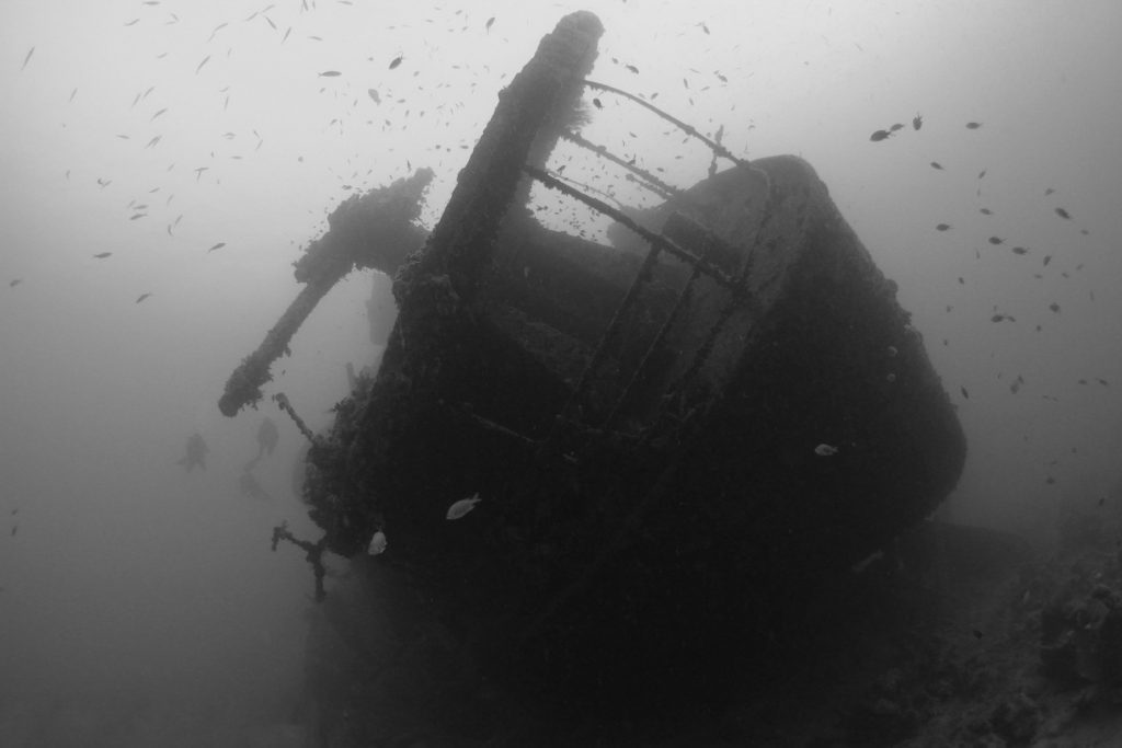 The famous SS Thistlegorm in the Red Sea