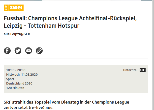 Leipzig vs Tottenham re-live