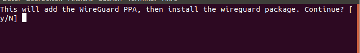 Ubuntu: add WireGuard PPA