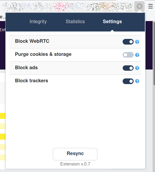 OVPN Firefox add-on — Ad blocker and WebRTC block