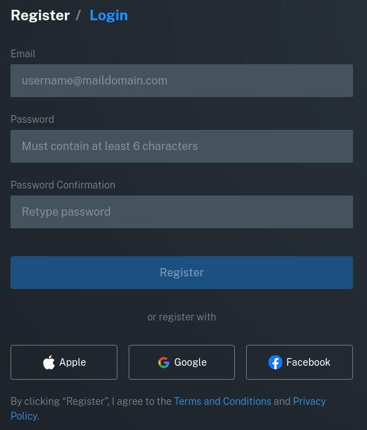 Create a profile at Mola.tv