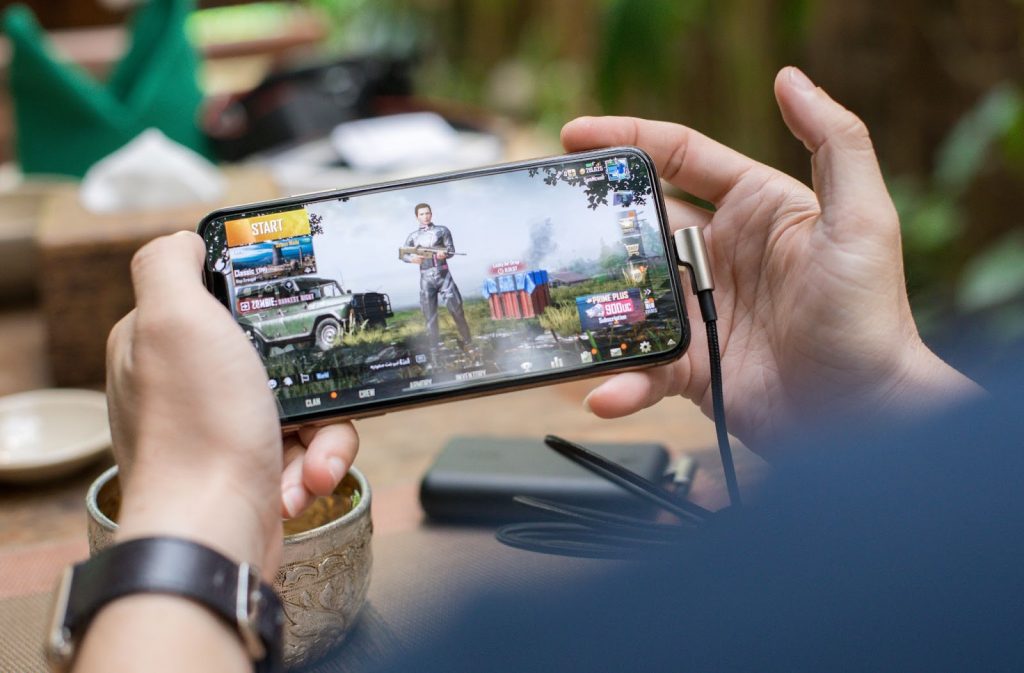 Phone with PUBG