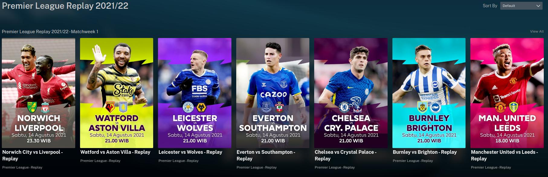 Mola.tv Replay – watch all Premier League games afterwards