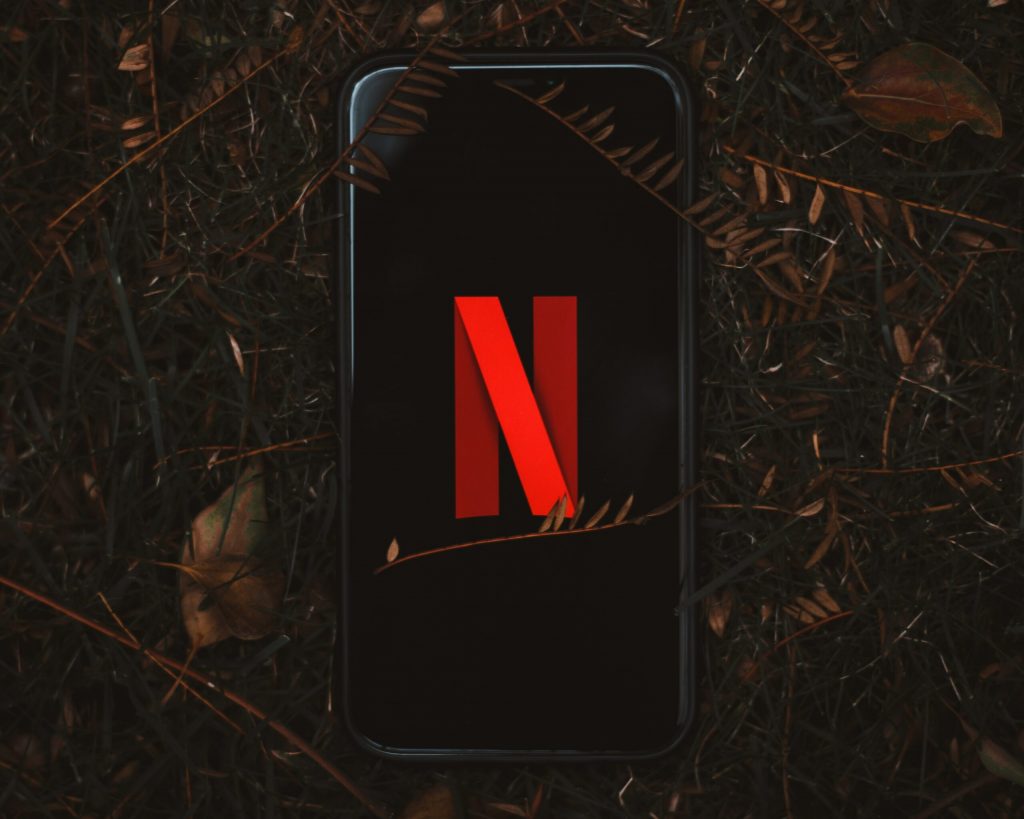 The Netflix app on a phone.