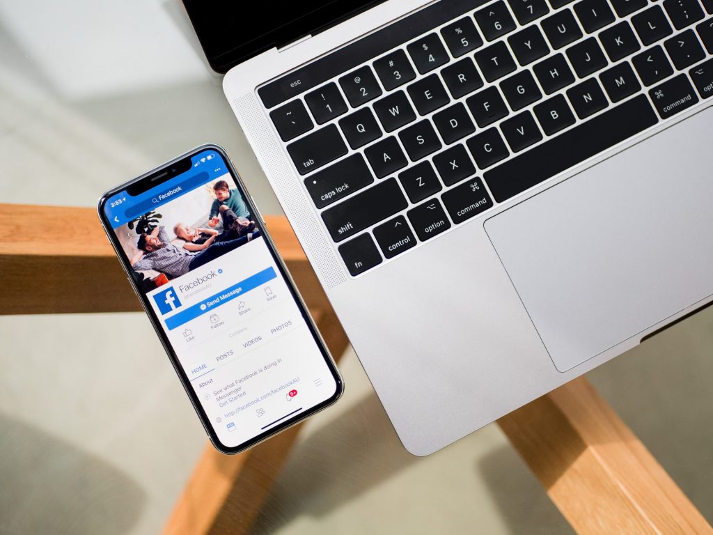 Phone with Facebook Messenger