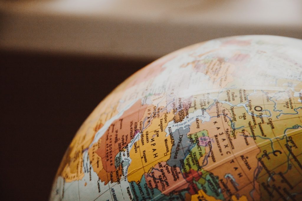 World globe of where VPNs are legal